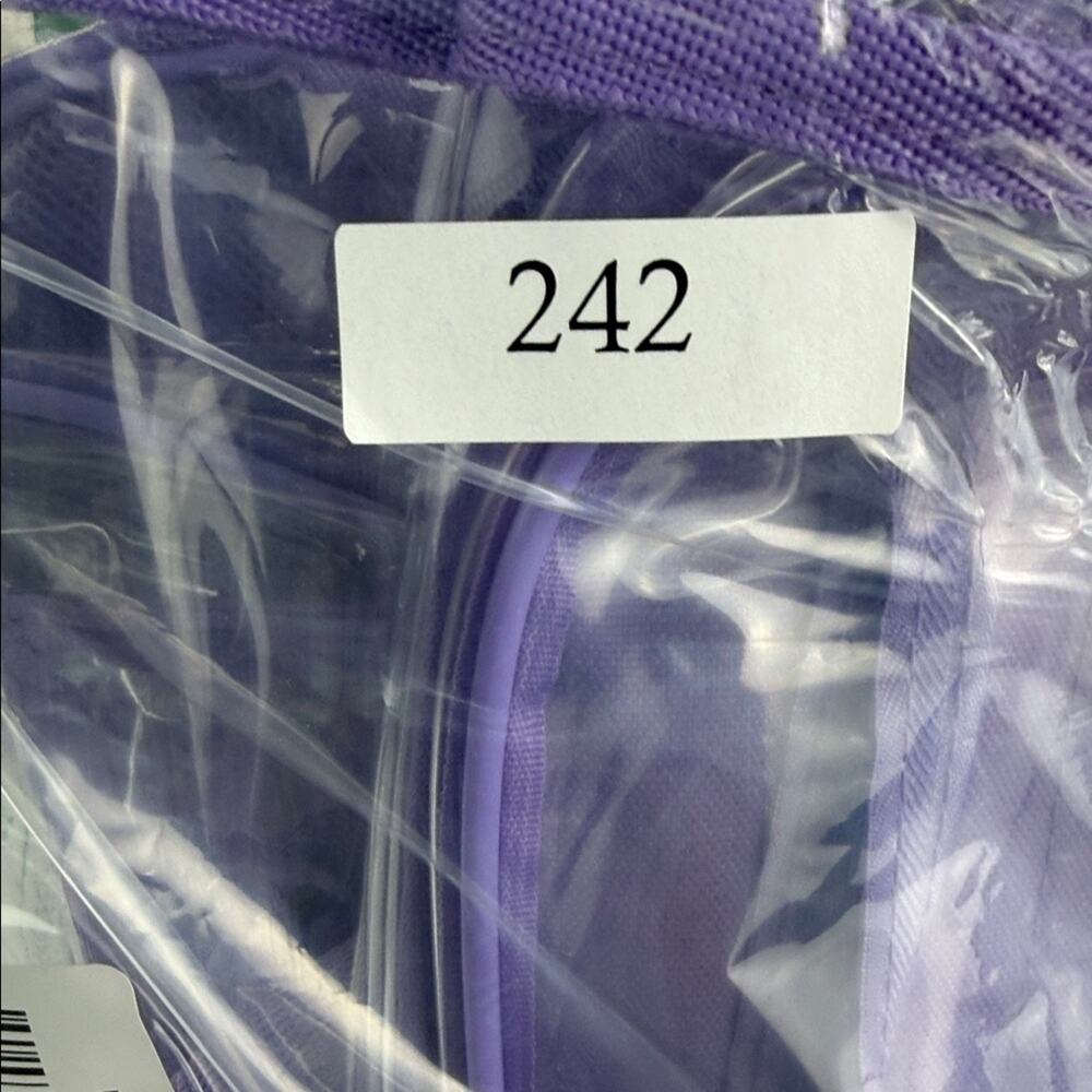 Purple Transparent Backpack and Bag Set - Picture 10 of 10